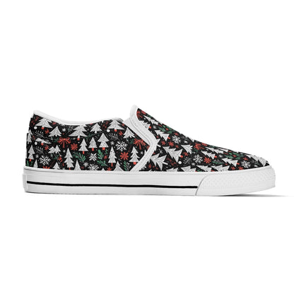 Men's Christmas Tree Rubber Slip On Shoes - DeRose Seasonal