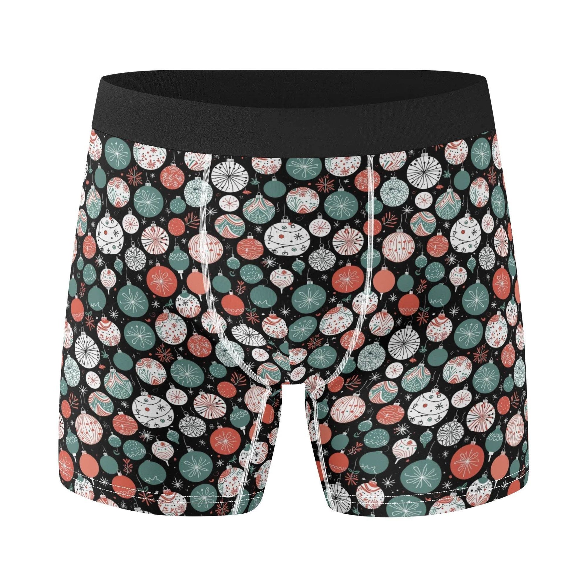 Men's Classic Colorful Ornament Stretch Trunks & Underwear - DeRose Seasonal