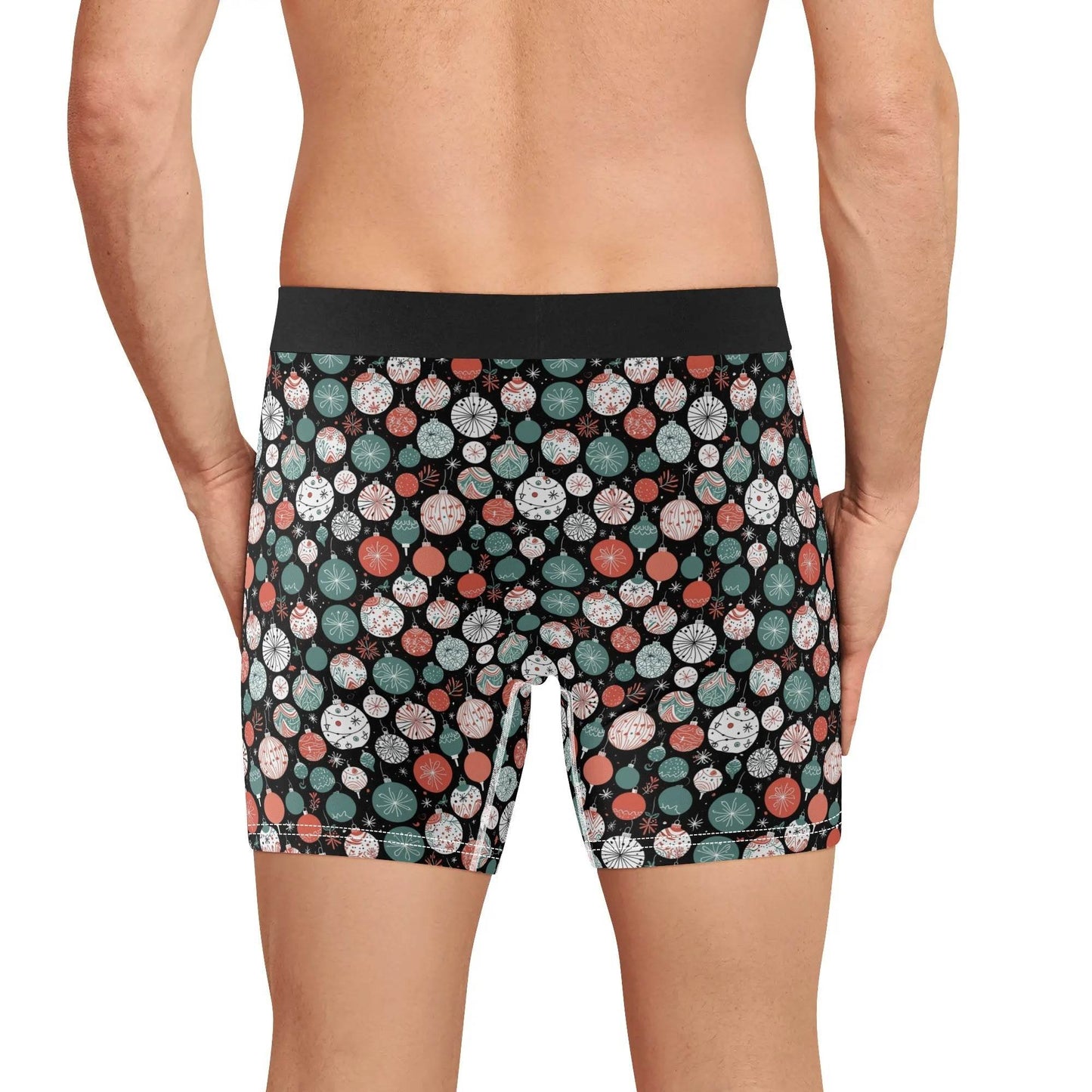 Men's Classic Colorful Ornament Stretch Trunks & Underwear - DeRose Seasonal