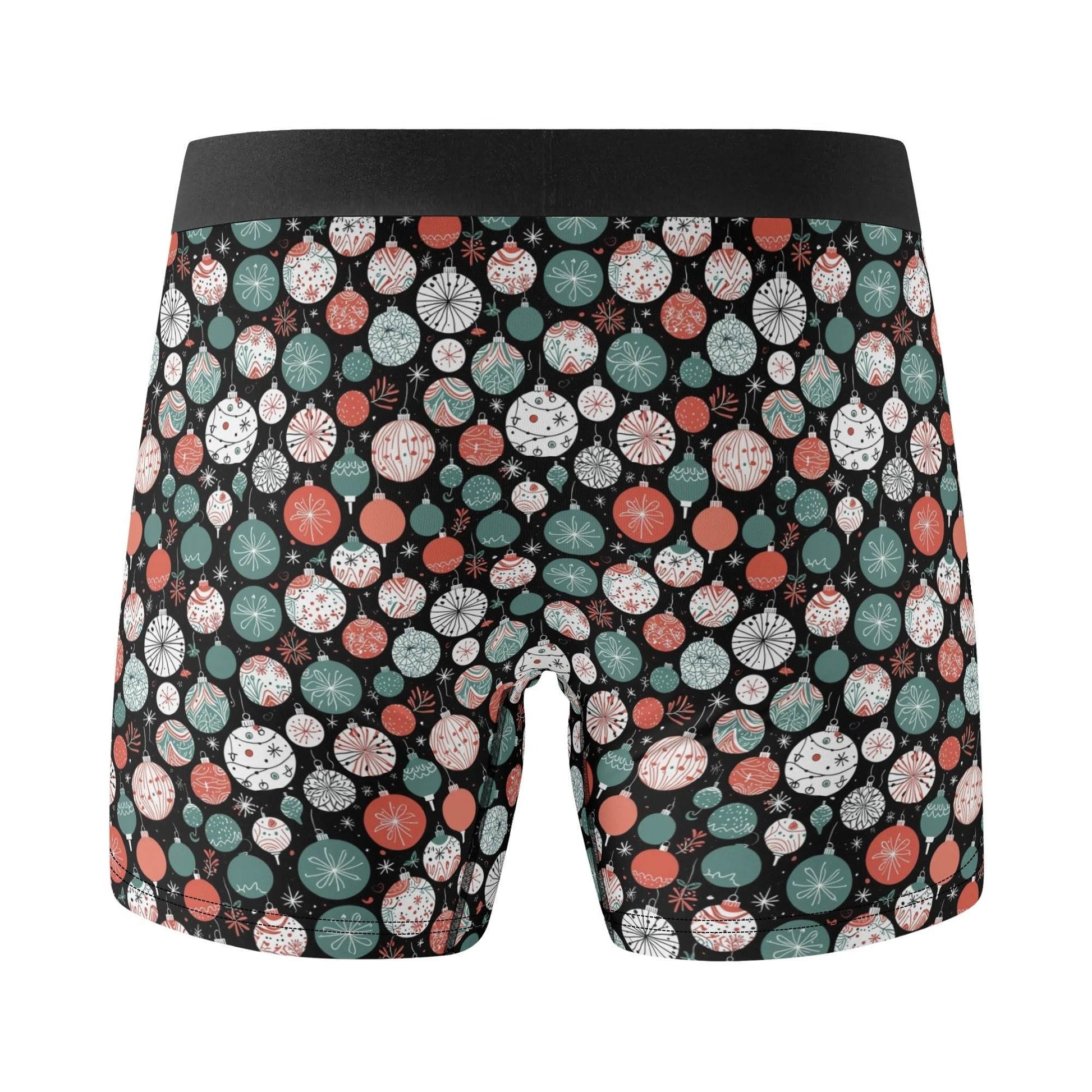 Men's Classic Colorful Ornament Stretch Trunks & Underwear - DeRose Seasonal