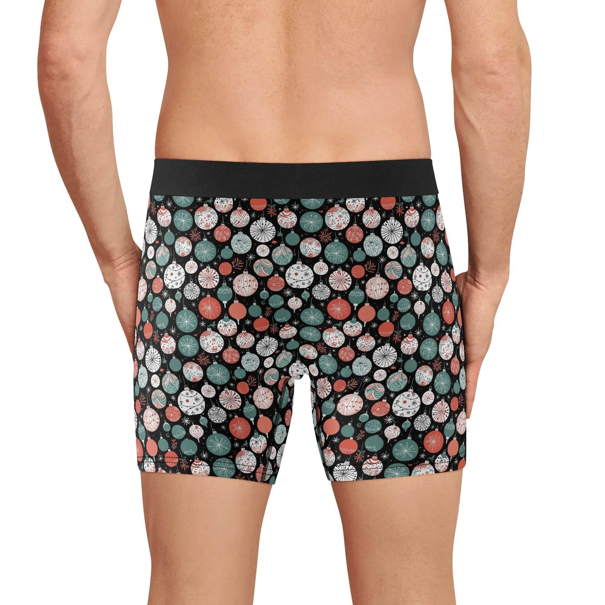 Men's Classic Colorful Ornament Stretch Trunks & Underwear - DeRose Seasonal