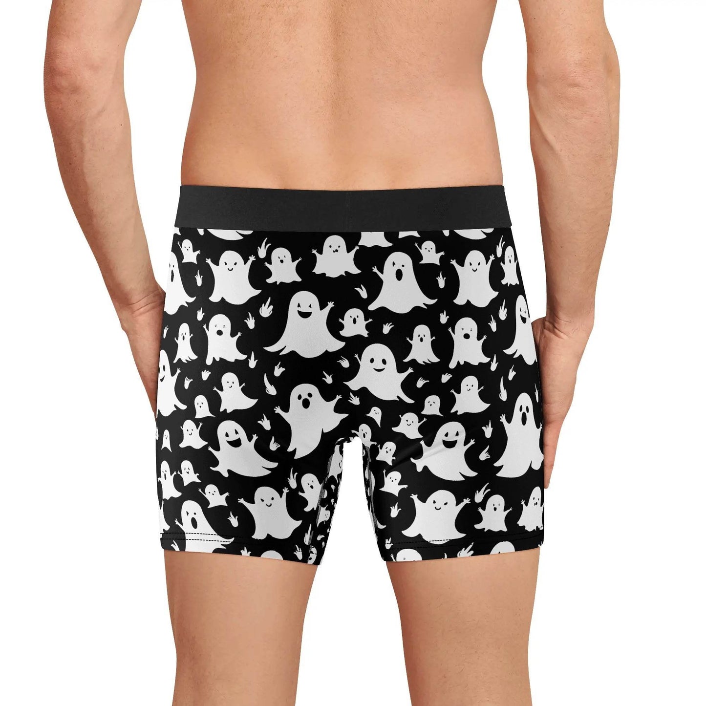 Men's Classic Spooky Ghost Stretch Trunks & Underwear - DeRose Seasonal