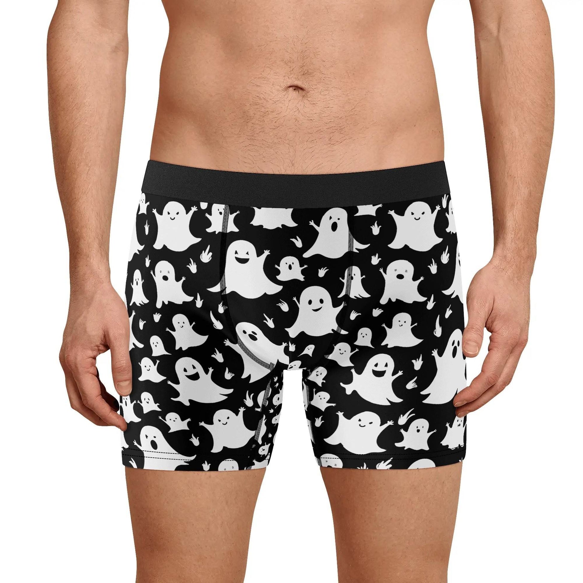 Men's Classic Spooky Ghost Stretch Trunks & Underwear - DeRose Seasonal