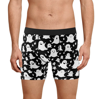 Men's Classic Spooky Ghost Stretch Trunks & Underwear - DeRose Seasonal