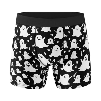 Men's Classic Spooky Ghost Stretch Trunks & Underwear - DeRose Seasonal