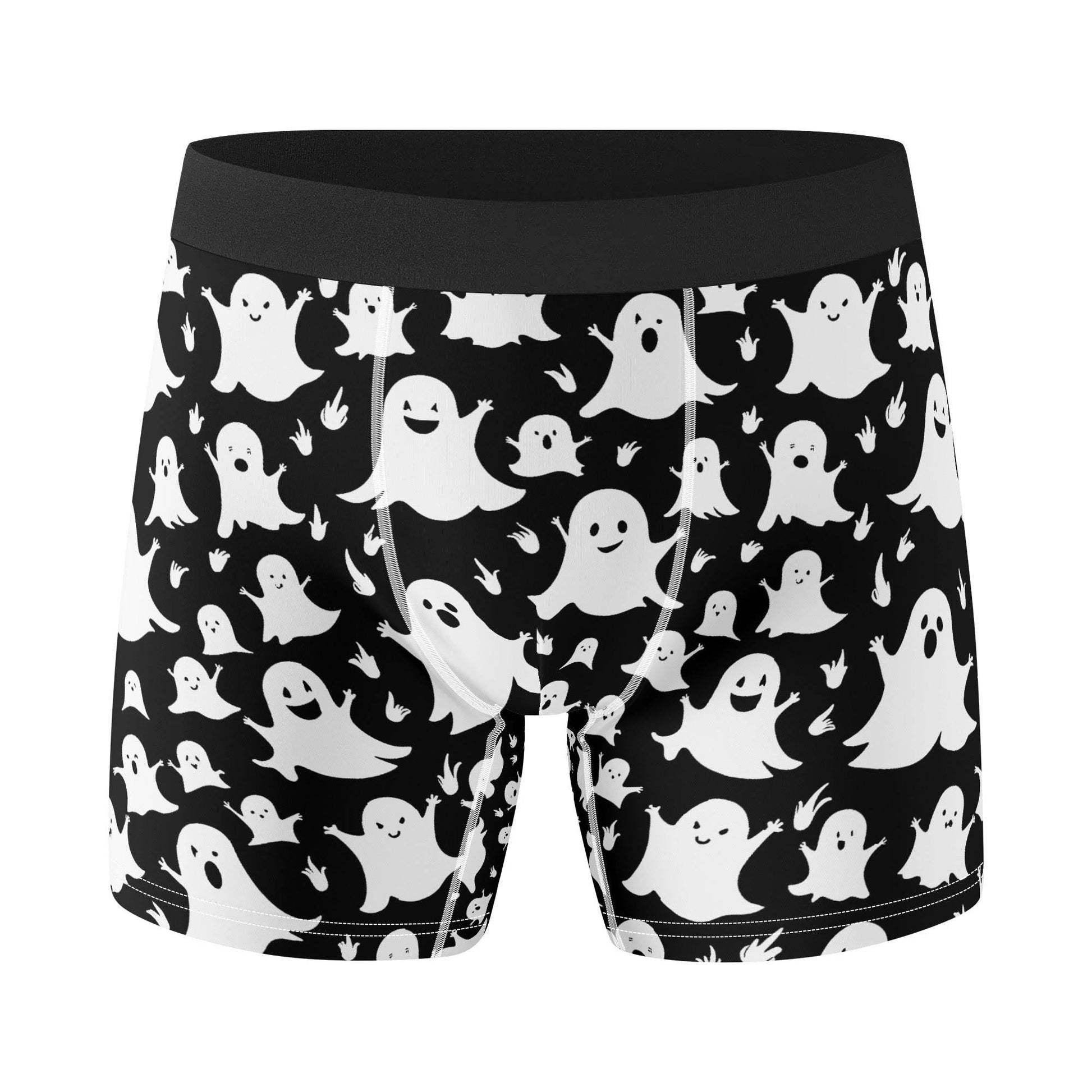 Men's Classic Spooky Ghost Stretch Trunks & Underwear - DeRose Seasonal