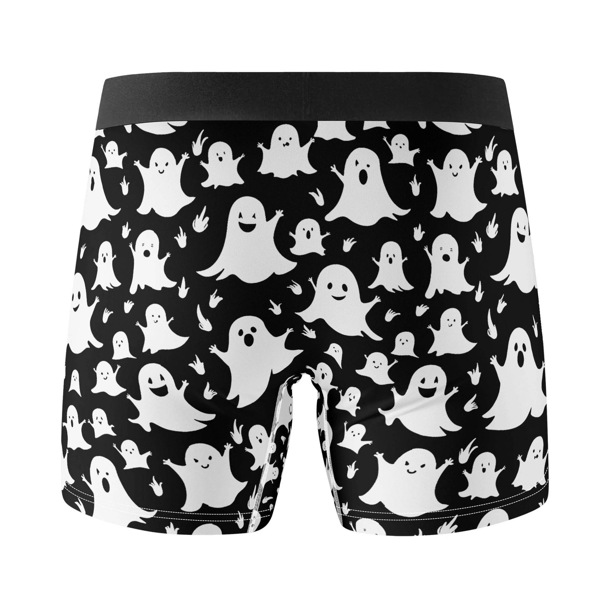 Men's Classic Spooky Ghost Stretch Trunks & Underwear - DeRose Seasonal