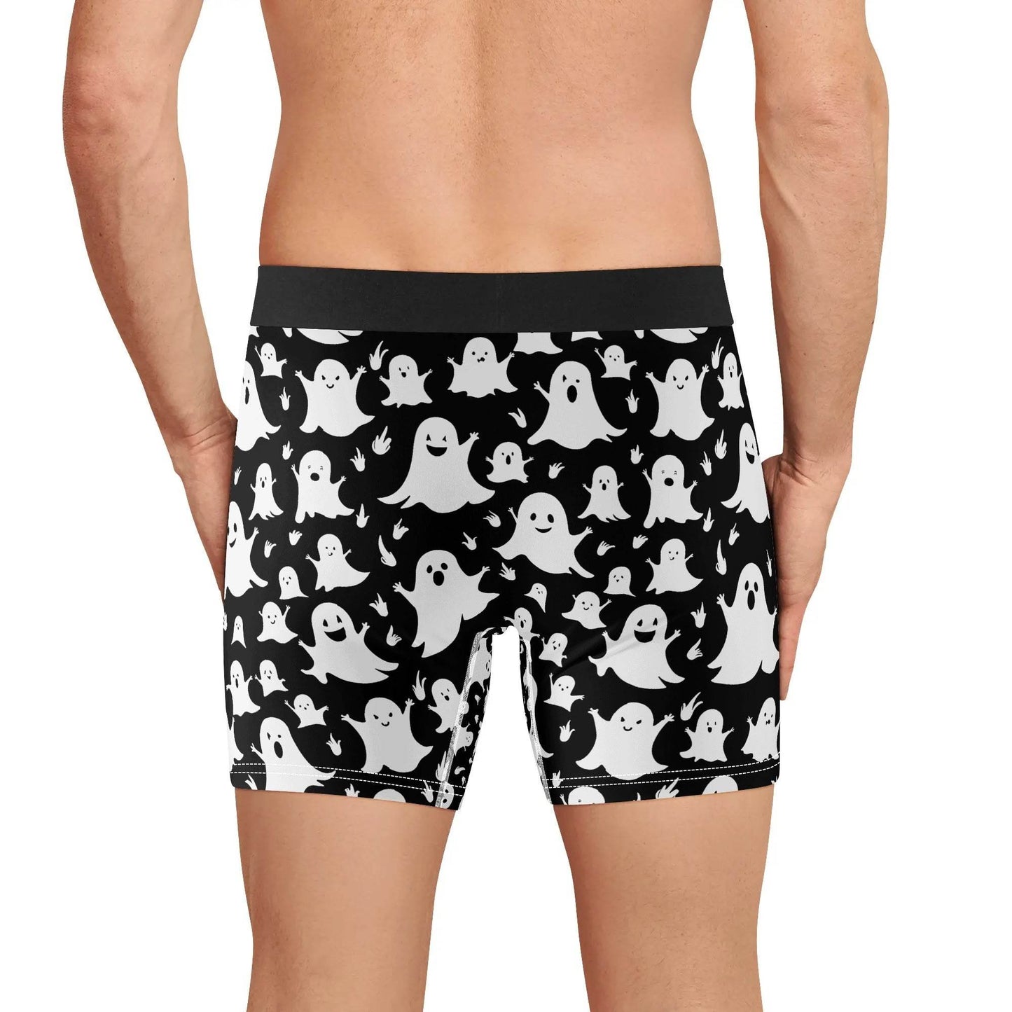 Men's Classic Spooky Ghost Stretch Trunks & Underwear - DeRose Seasonal