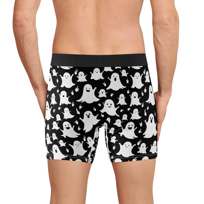 Men's Classic Spooky Ghost Stretch Trunks & Underwear - DeRose Seasonal