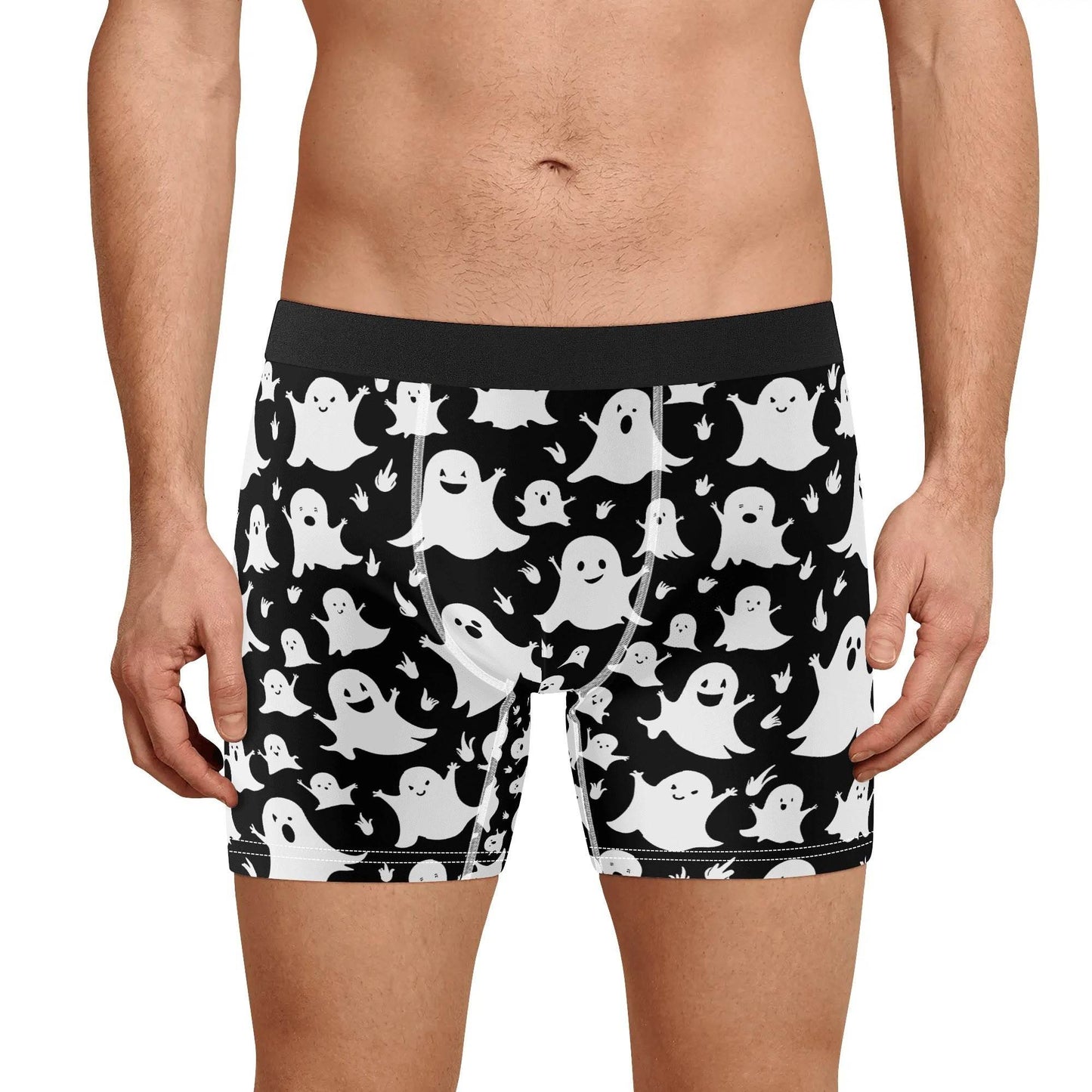 Men's Classic Spooky Ghost Stretch Trunks & Underwear - DeRose Seasonal