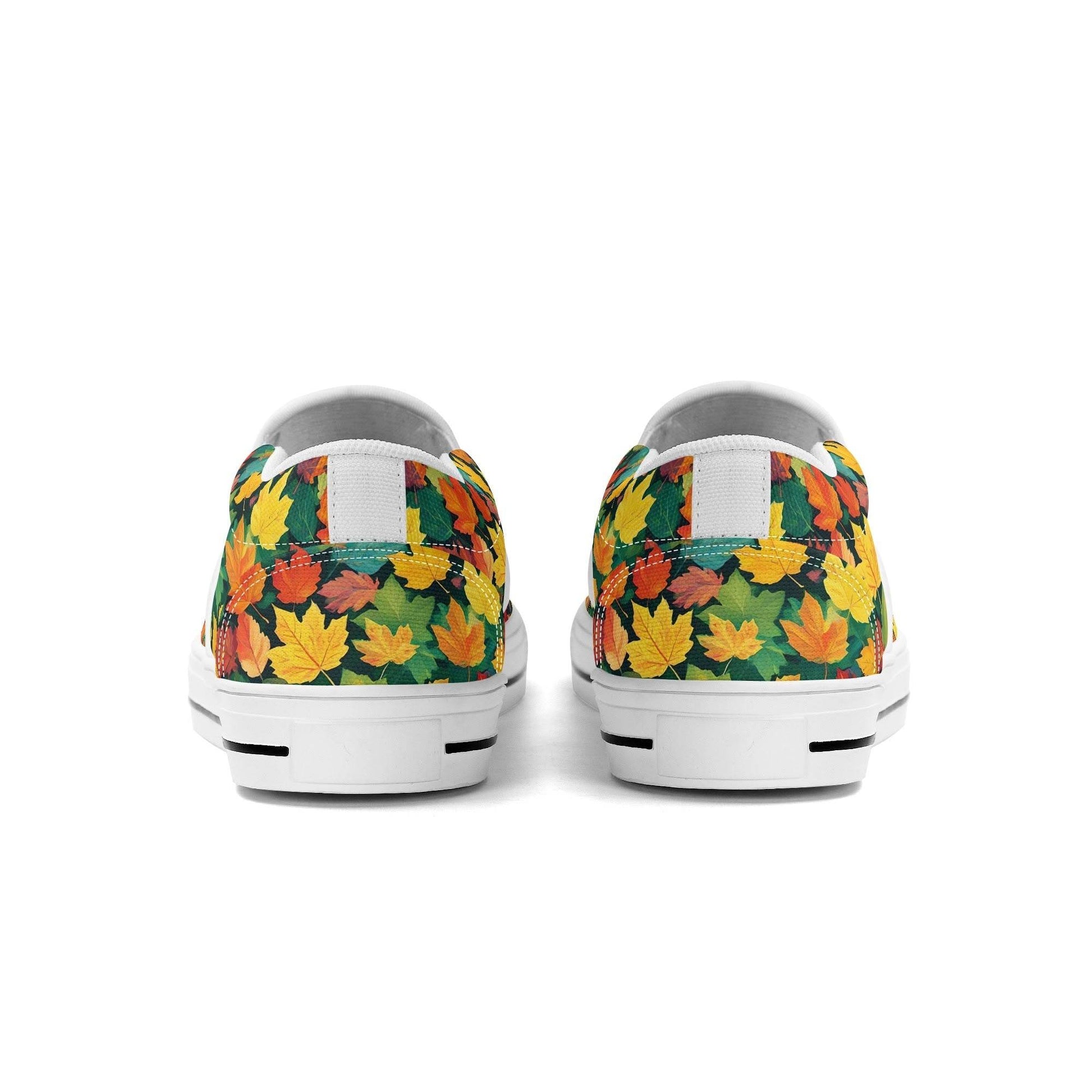 Men's Colorful Leaves Rubber Slip On Shoes - DeRose Seasonal