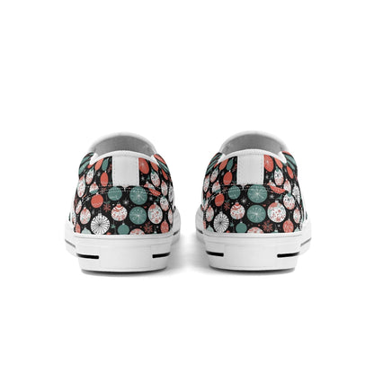Men's Colorful Ornament Rubber Slip On Shoes - DeRose Seasonal