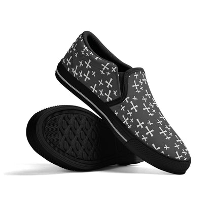 Men's Crosses Rubber Slip On Shoes - DeRose Seasonal