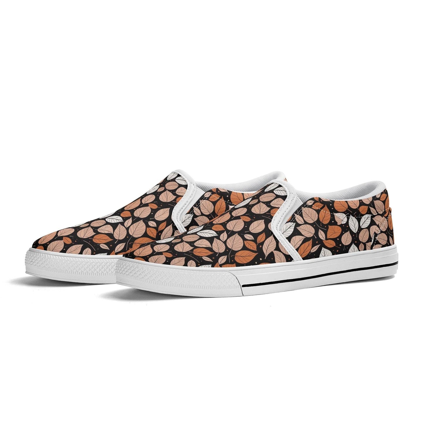Men's Dark Leaves Rubber Slip On Shoes - DeRose Seasonal