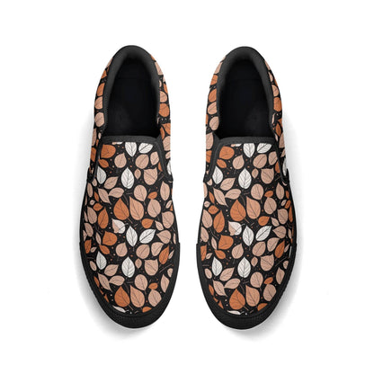Men's Dark Leaves Rubber Slip On Shoes - DeRose Seasonal
