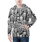 Men's Demons Classic Zip Up Hoodie Warm Jacket - DeRose Seasonal