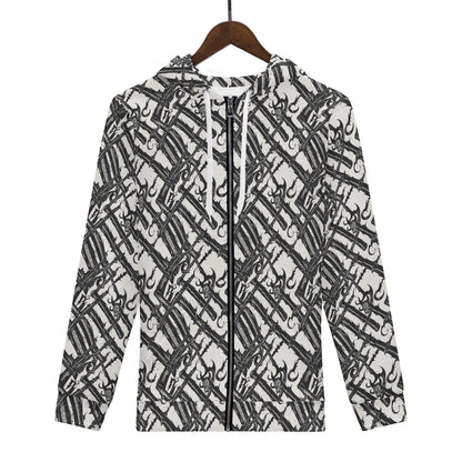 Men's Devil Veins Classic Zip Up Hoodie Warm Jacket - DeRose Seasonal