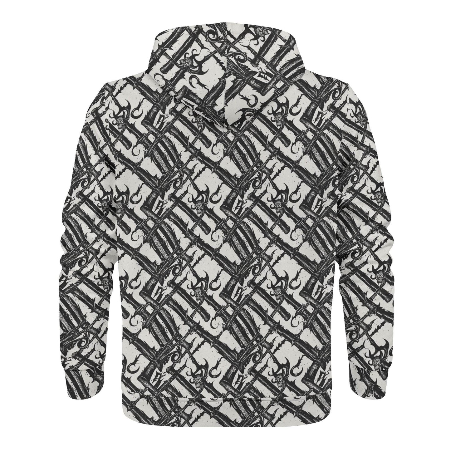 Men's Devil Veins Classic Zip Up Hoodie Warm Jacket - DeRose Seasonal