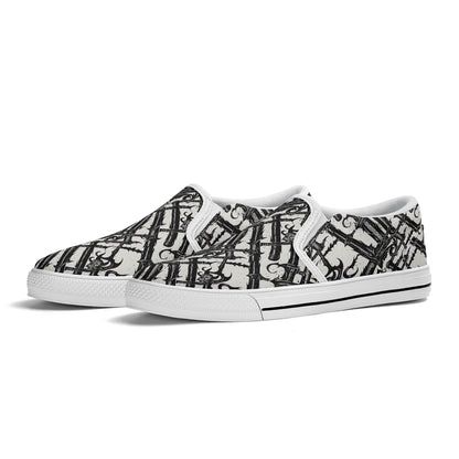 Men's Devil Veins Rubber Slip On Shoes - DeRose Seasonal