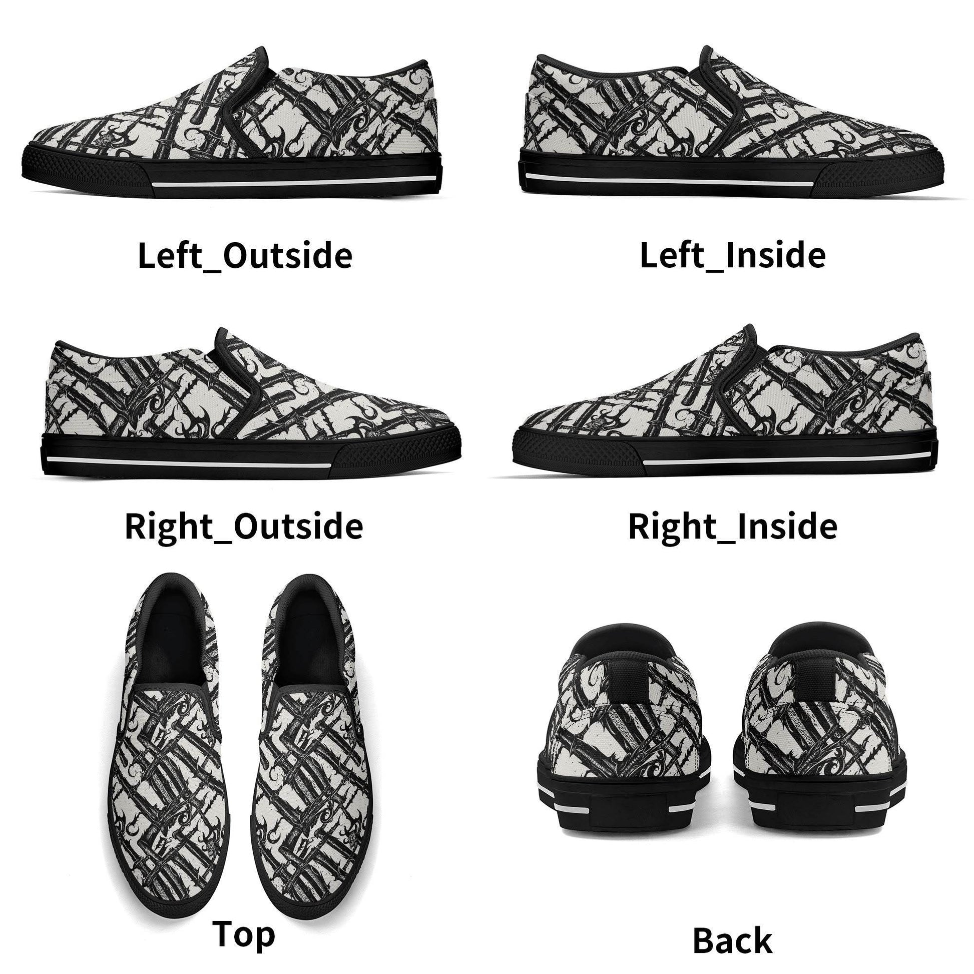 Men's Devil Veins Rubber Slip On Shoes - DeRose Seasonal