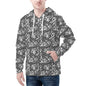 Men's Hidden Cross Classic Zip Up Hoodie Warm Jacket - DeRose Seasonal