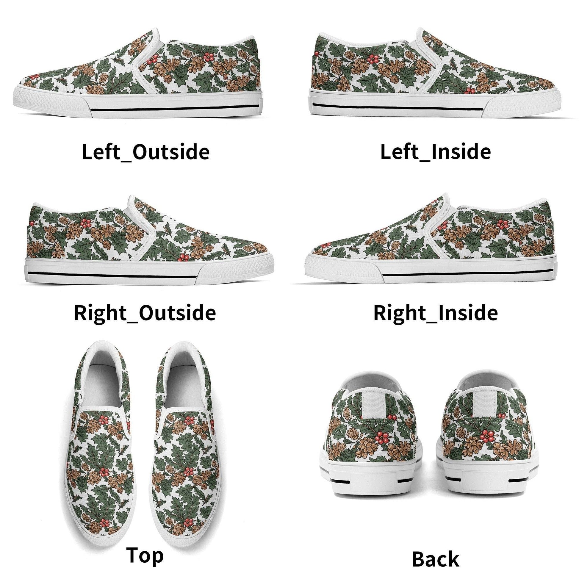 Men's Holly Pine Rubber Slip On Shoes - DeRose Seasonal