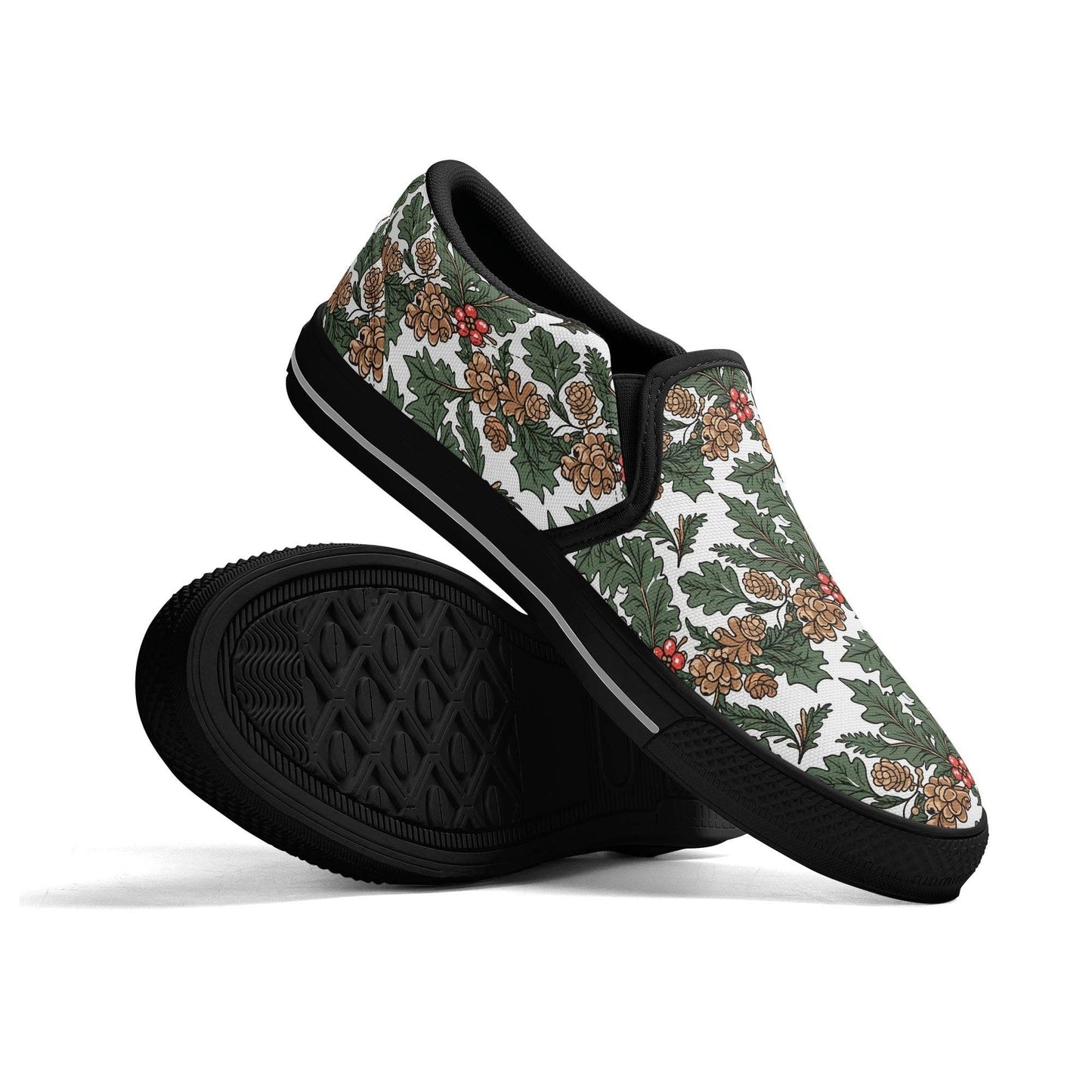 Men's Holly Pine Rubber Slip On Shoes - DeRose Seasonal
