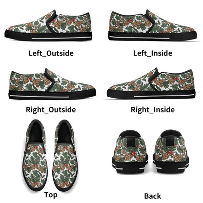 Men's Holly Pine Rubber Slip On Shoes - DeRose Seasonal