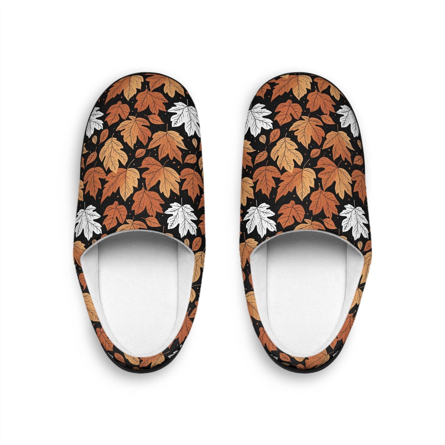Mens Indoor Maple Leaves Slippers - DeRose Seasonal