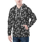 Men's Little Crosses Classic Zip Up Hoodie Warm Jacket - DeRose Seasonal