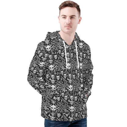 Men's Little Devil Classic Zip Up Hoodie Warm Jacket - DeRose Seasonal