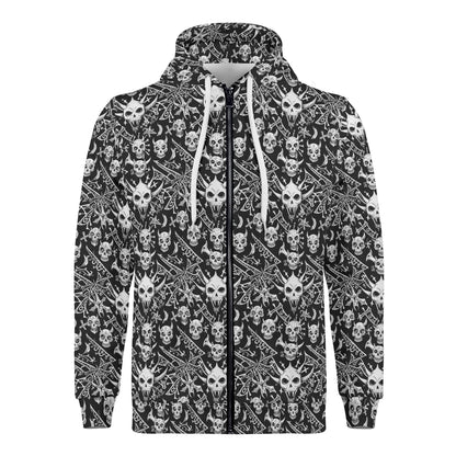 Men's Little Devil Classic Zip Up Hoodie Warm Jacket - DeRose Seasonal