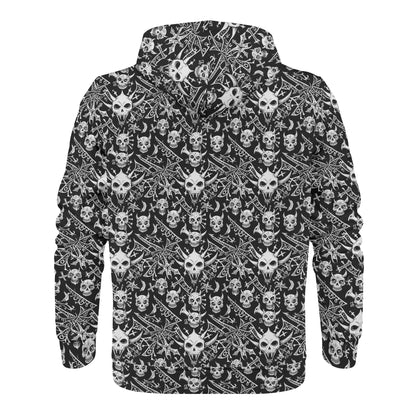 Men's Little Devil Classic Zip Up Hoodie Warm Jacket - DeRose Seasonal