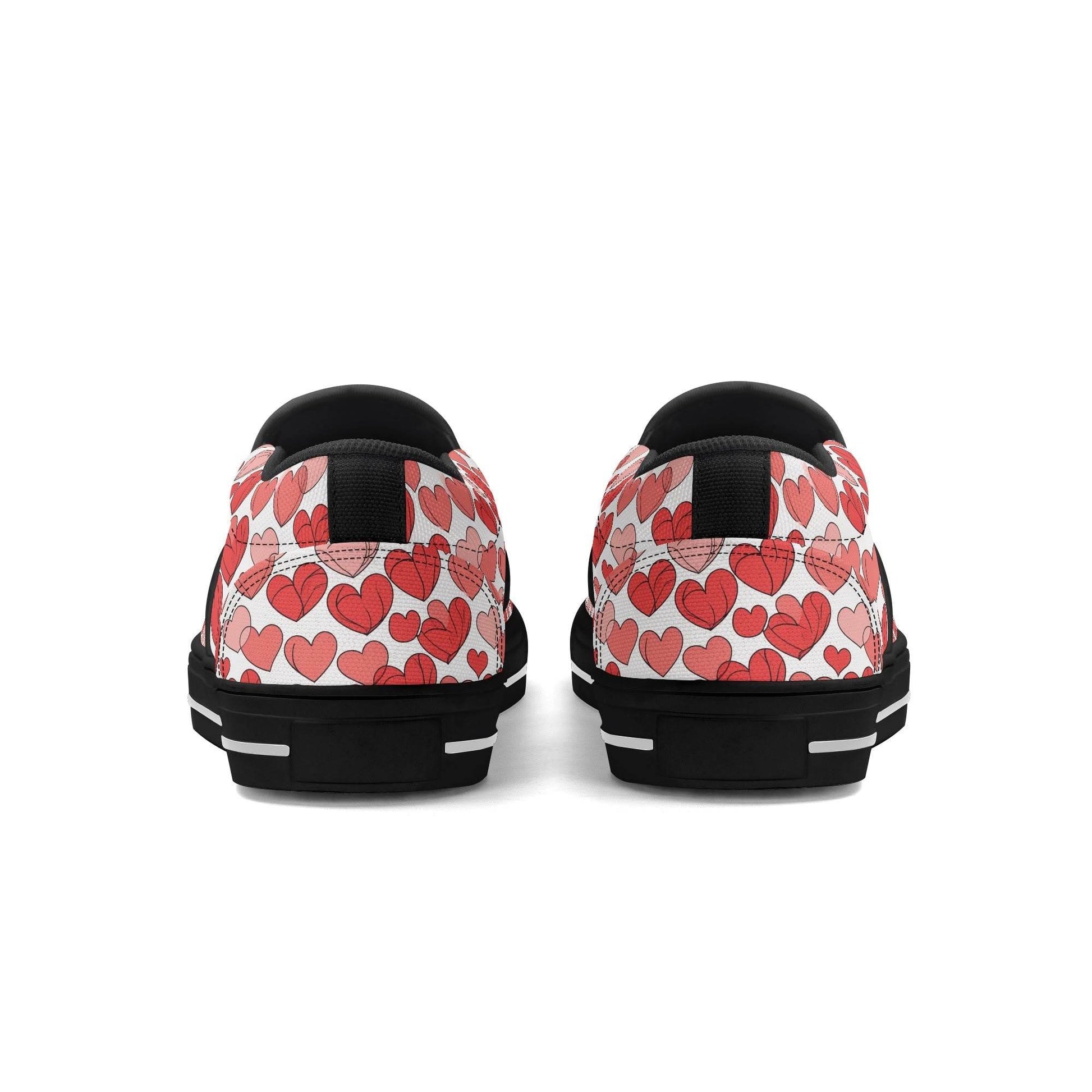 Men's Little Hearts Rubber Slip On Shoes - DeRose Seasonal