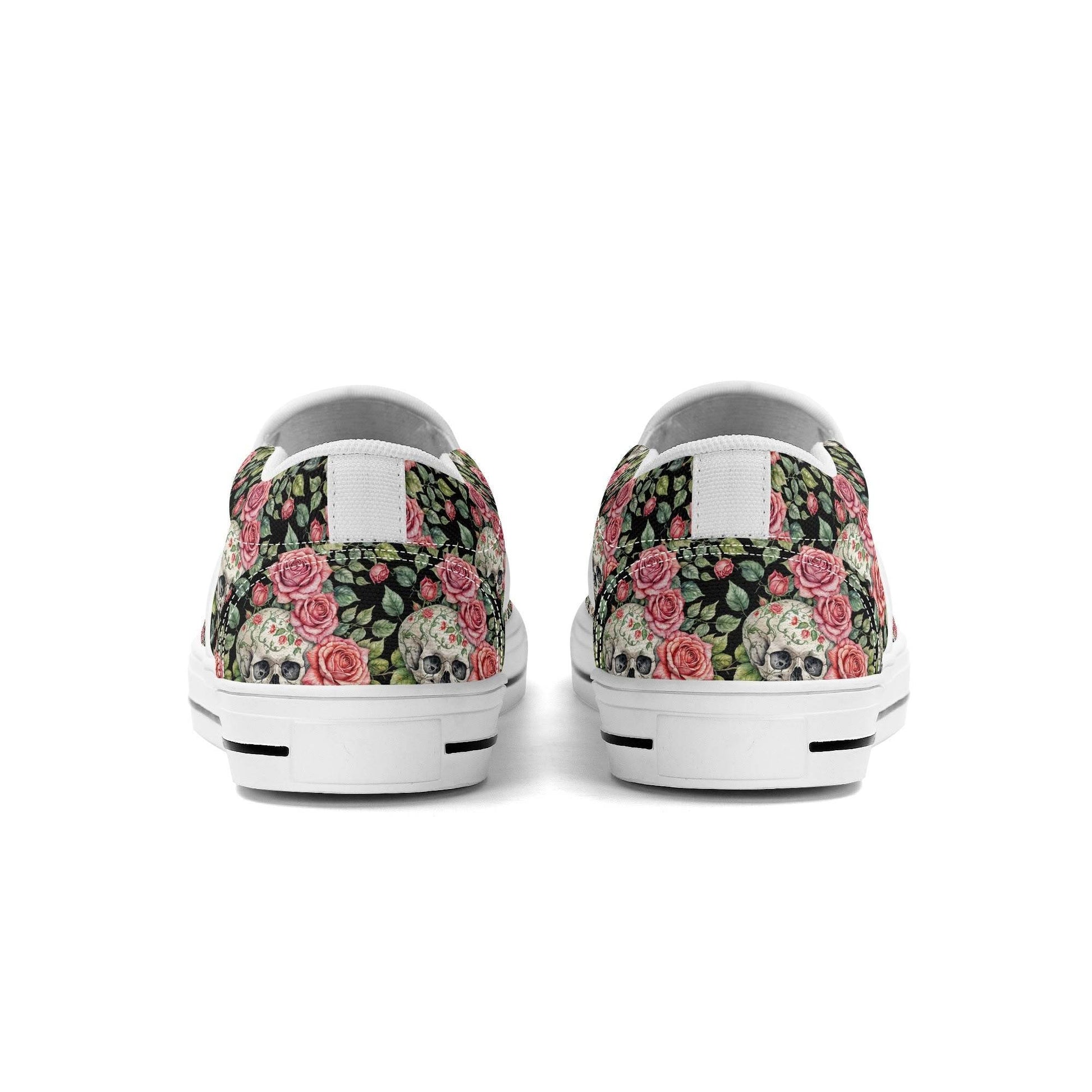 Men's Pink Skull Rubber Slip On Shoes - DeRose Seasonal