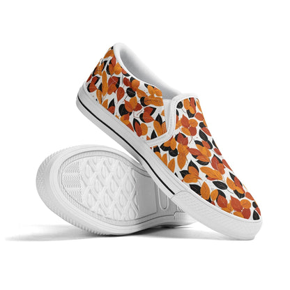 Men's Red Autumn Rubber Slip On Shoes - DeRose Seasonal