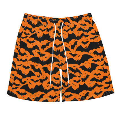 Men's Regular Fit Halloween Bats Hawaiian Short Sleeve Shirt and Shorts Set - DeRose Seasonal