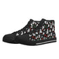 Men's Rubber High Top Christmas Trees Canvas Shoes - DeRose Seasonal