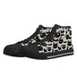 Men's Rubber High Top Crazy Cat Lady Canvas Shoes - DeRose Seasonal