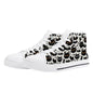 Men's Rubber High Top Crazy Cat Lady Canvas Shoes - DeRose Seasonal