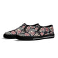 Men's Skull and Pink Rose Rubber Slip On Shoes - DeRose Seasonal