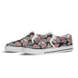 Men's Skull and Pink Rose Rubber Slip On Shoes - DeRose Seasonal