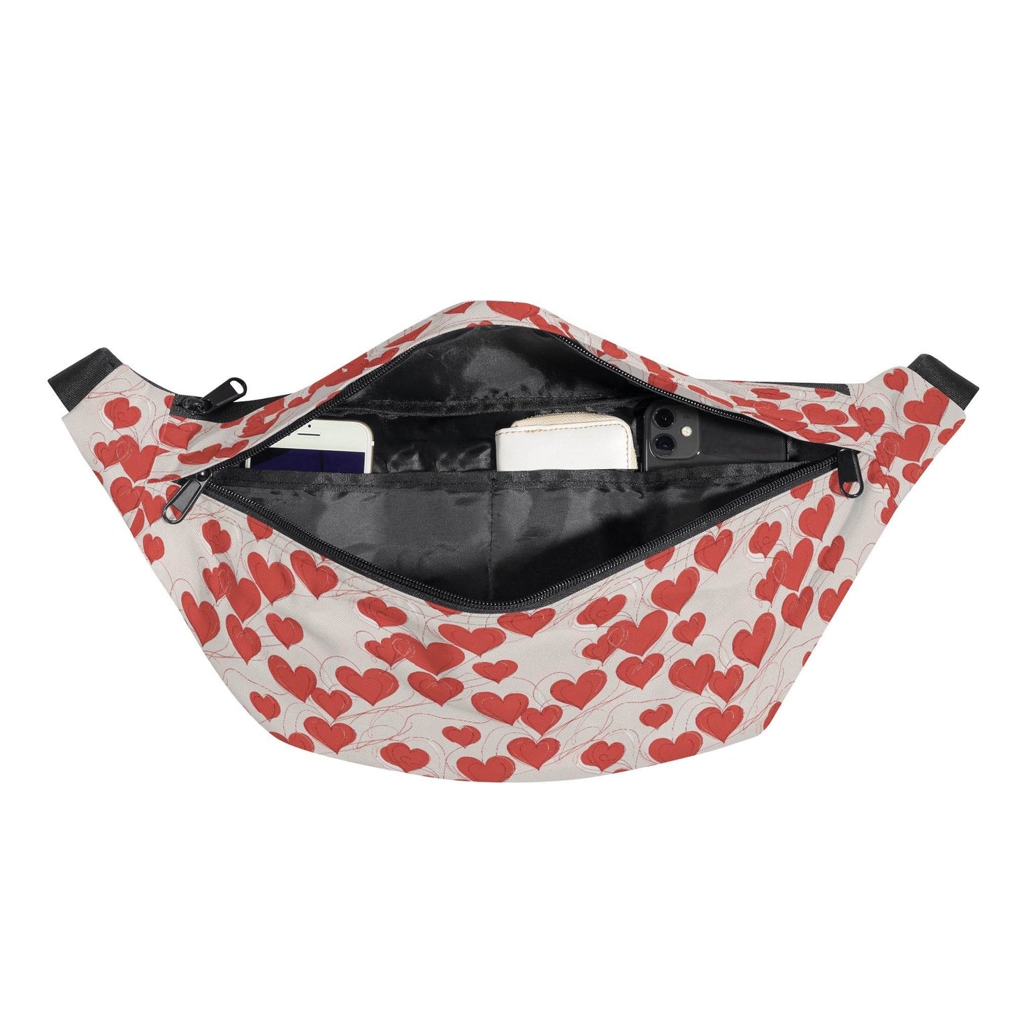 Minimal Hearts Fanny Pack - DeRose Seasonal