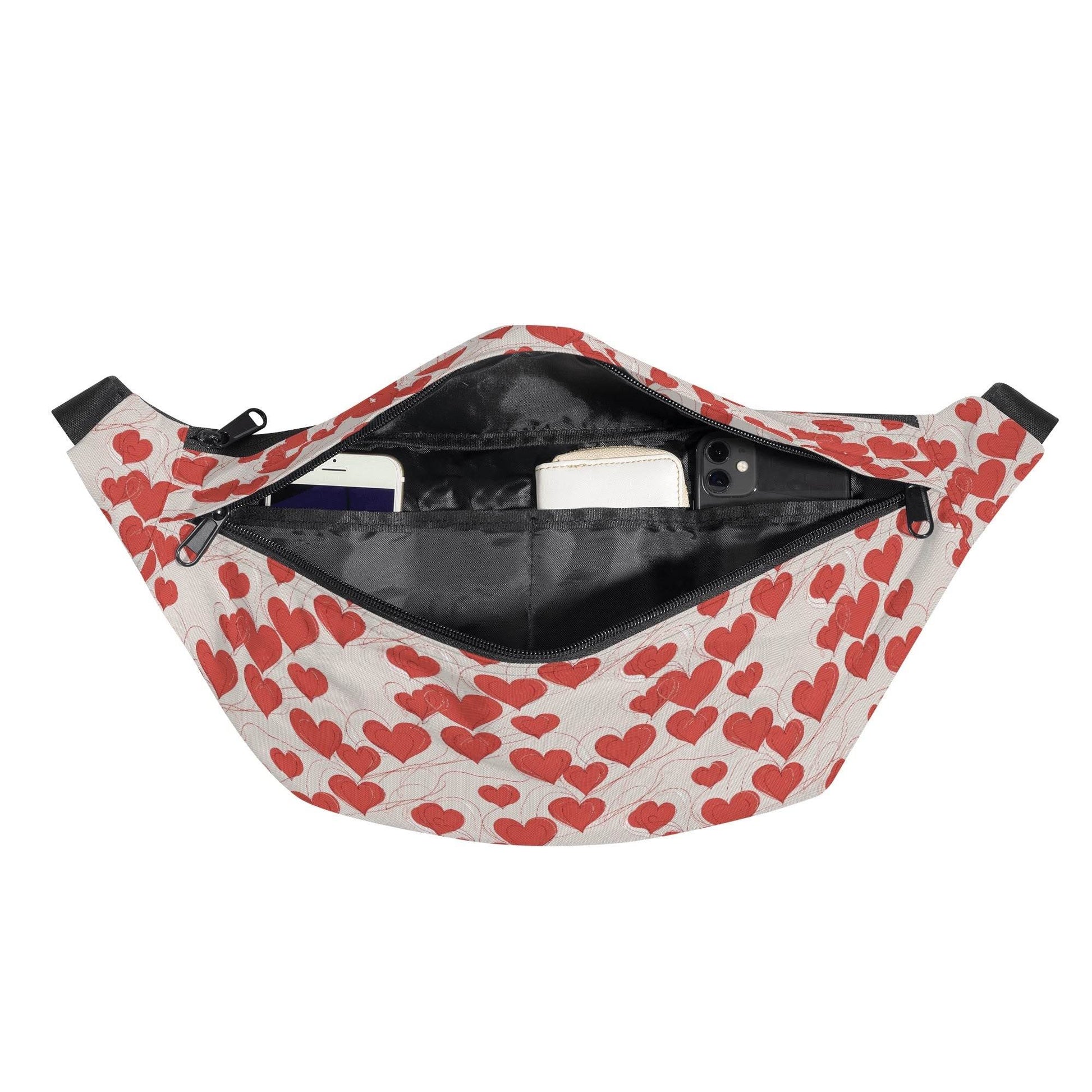 Minimal Hearts Fanny Pack - DeRose Seasonal