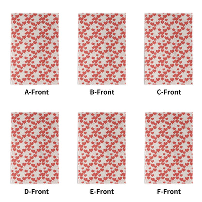 Minimal Hearts Hand Towels (6 Pcs) - DeRose Seasonal