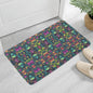 Mirror Skulls Plush Indoor Doormat - DeRose Seasonal