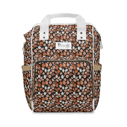 Multifunctional Dark Leaves Diaper Backpack - DeRose Seasonal