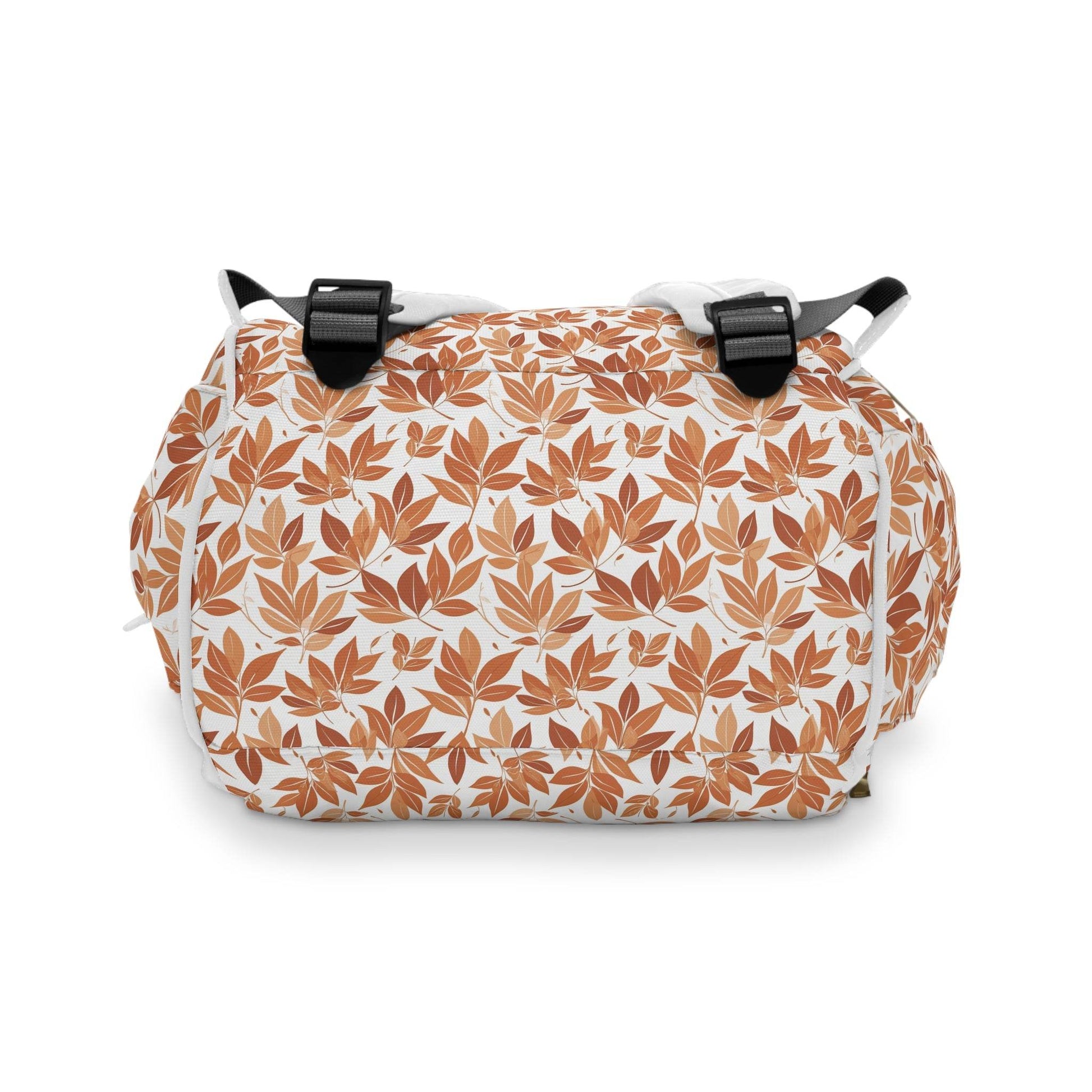 Multifunctional Autumn Leaves Diaper Backpack - DeRose Seasonal