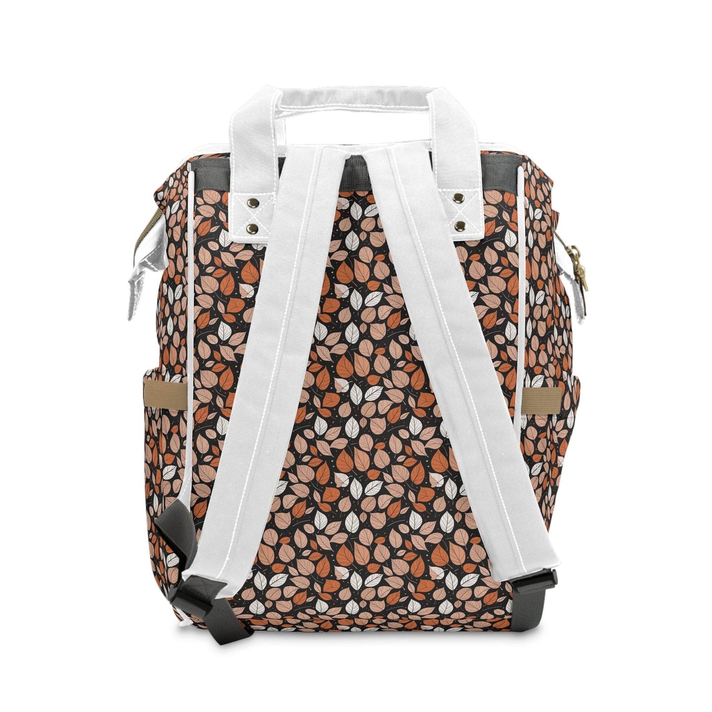 Multifunctional Dark Leaves Diaper Backpack - DeRose Seasonal