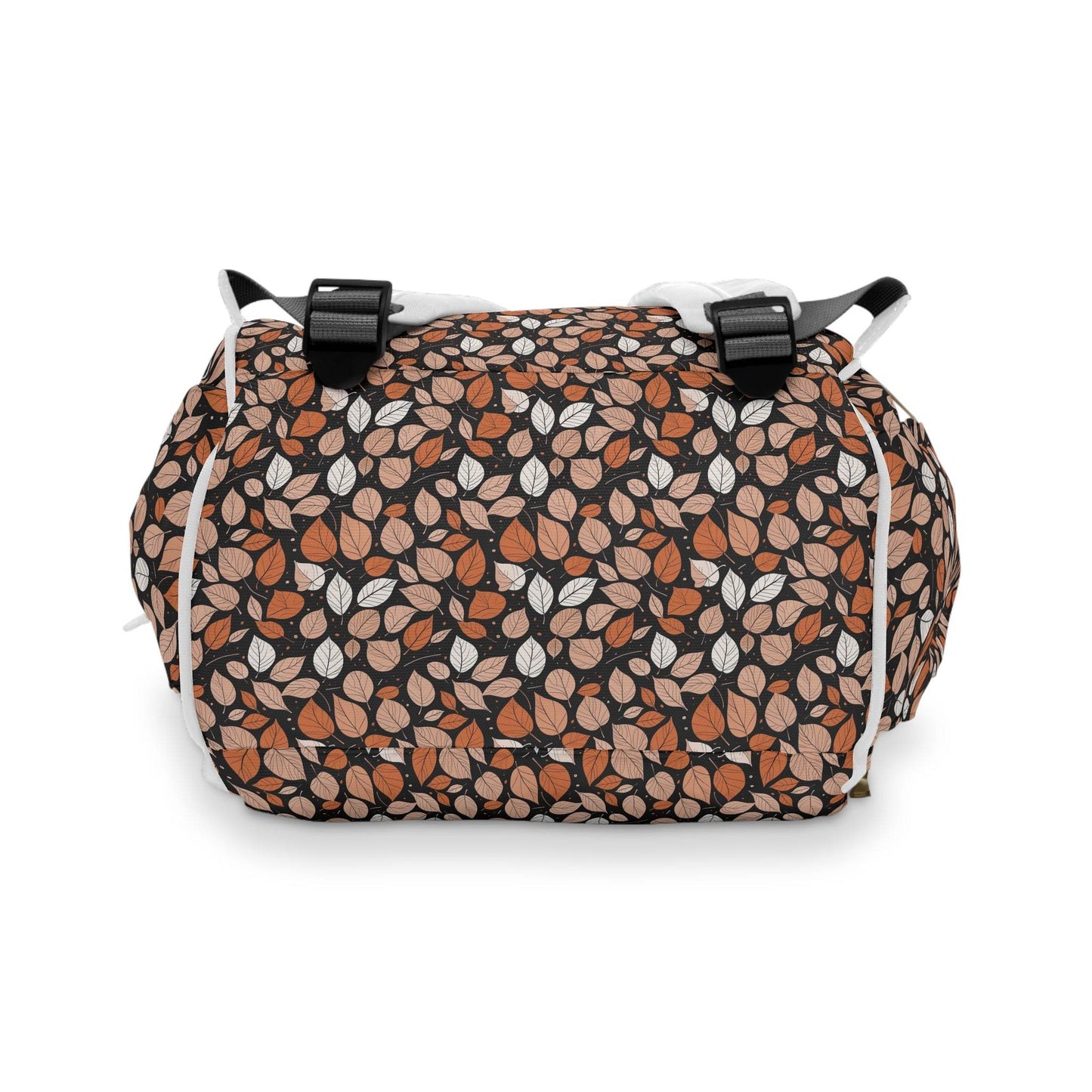 Multifunctional Dark Leaves Diaper Backpack - DeRose Seasonal
